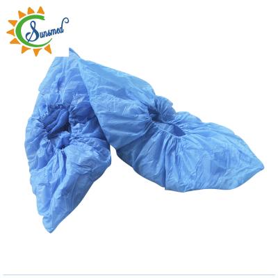 China Factory Wholesale Economical Disposable PE Plastic Shoe Covers for sale