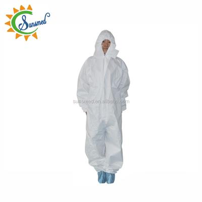 China Economical Nonwoven Disposable Microporous Coveralls Waterproof Coverall zu verkaufen