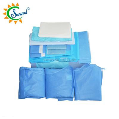 China Sterile EO Surgical Pack Sterile Nonwoven Surgical Pack Surgical Hospital Wrap Set Disposable Knee Arthroscopy Wraps Sets zu verkaufen