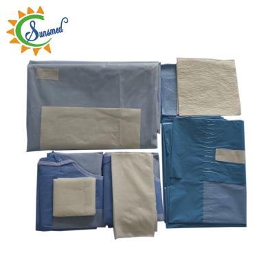 China Sterile Hospital C-Section Bundle Surgical C-Section Drape Cesarean Bundle Bundle zu verkaufen