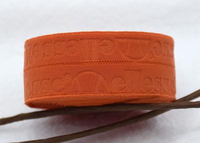 China Ingeslagen aangepast logo op 25 mm nylon elastische singelband 25 mm voor fietskleding Te koop