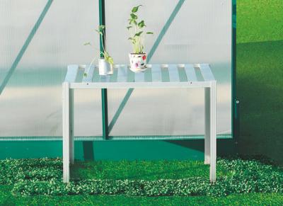 Chine Pièces de rechange de serre chaude de cadre et accessoires en aluminium, étape de jardin avec la rangée simple à vendre