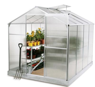 China Customized Mini Aluminum Home Garden Greenhouse ， Poly Film Agricultural Greenhouse for sale