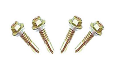 China 25mm long galvanized steel self drilling metal screws for thin steel plate / pipe for sale