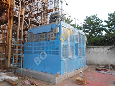 China Double Cage Hoists Frequency Rack And Pinion Material Hoisting Equipment CH3200 for sale