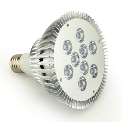 中国 IP44 1w の高い発電の epistar 破片 par38 の赤い青 LED は電球、30/60/90 度を育てます 販売のため