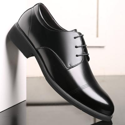 China New Men's Fashionable Breathable Leather Lining Oxford Wear-resistant Stylish Wedding Shoes for sale