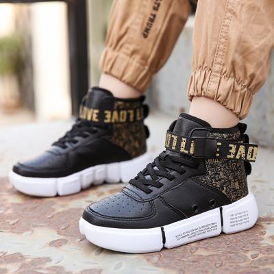 China High Top Tide 2022 Massage Boys Shoes Spring And Summer Fashion Casual Children's Sports Formal Shoes for sale