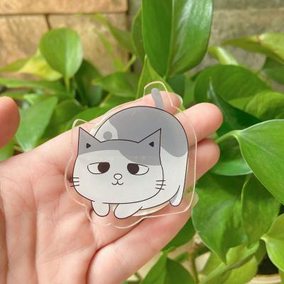 China JOUNOVO Acrylic Cell Phone Holder Charms Simon Cat Stand Holder Empty Clear Wholesale Adjustable Phone Holder for sale