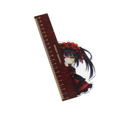 China Anime Cartoon Fashion JOUNOVO Straight Acrylic Ruler Eco-friendly Design 20cm Acrylic Ruler for sale