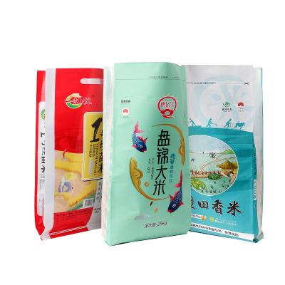 China Safety 10KG 20KG 25KG 50KG PP Woven Sack Plastic Bag Laminated For Rice Corn Wheat Flour Sand Fertilizer Soil Food Packing for sale