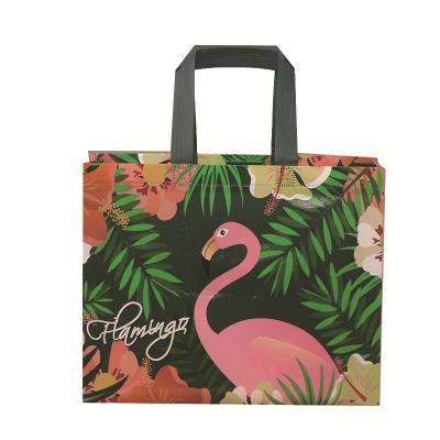 China Ecological; Reusable; Wholesale Creative Design Biodegradable Customized Logo Reusable Colorful Buying Recyclable Tote Non-Woven Bag for sale