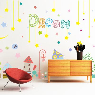 China Amazon Hot Selling Self-adhesive/Removable/Eco-Friendly Wall Stickers 3d Vinyl Wallpapers for Home Decoration Wall Sticker for sale