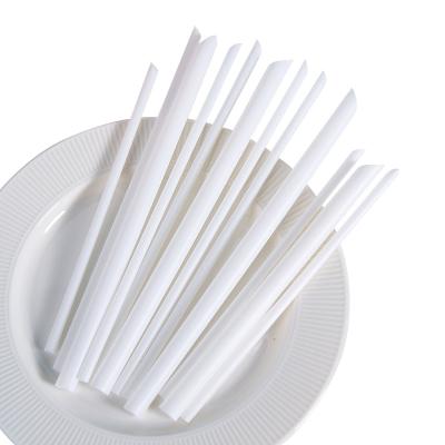 China Minimalist Eco Friendly 100% Biodegradable Cornstarch PLA Disposable Straw With Paper Wrap for sale