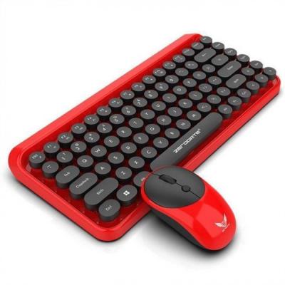 China Wireless Keyboard Combo Mini Portable 84-Key Typewriter Keyboard and 3D mouse Compatible with Android Windows PC Tablet for sale