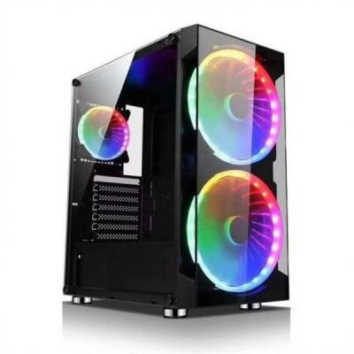 Cina Fan di vetro del caso 20cm del PC di gioco del Governo premio ATX RGB del CPU in vendita