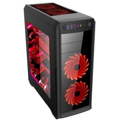 China Transparenter Computer-Kabinett RGB-Fall für 410 Atx das Motherboard zu verkaufen