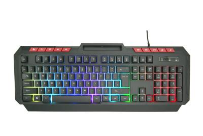 Κίνα Προσαρμόσιμο φορητό Rainbow Backlit Gaming Keyboard με 104 πλήκτρα και 10 γρήγορα πλήκτρα για χρήστες που αναζητούν αποτελεσματική εργασία προς πώληση