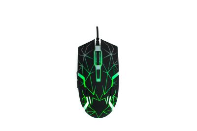 China Wired Computer Mouse RGB Rainbow Backlight Lightweight High-performance Sensor Precise 6D DPI Settings For Gamers E-sports Players for sale