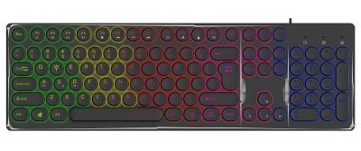 China 19-key anti-ghosting keyboard with replaceable and colorful monochrome keycaps, slit backlight, customizable magnetic ring etc for sale