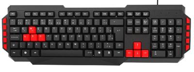 China teclado de computador à prova d'água 441g 1,2 metros fio 104 teclas + 10 teclas de acesso rápido USB plug-and-play HIPS design ergonômico para funcionários de escritório usuários domésticos à venda