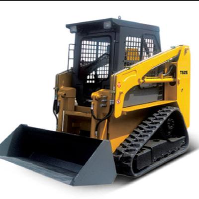 China Building Material Shops Manufacturer Wholesale Pilot control Enclosed cab  skip steer loader for sale