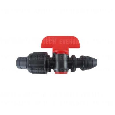 China Plastic Mini Valve for Flow Device Irrigation, Drip Irrigation Components, Twist Lock Barb with Valve for sale