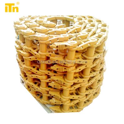 China Bulldozer Chain Undercarriage Parts CAT D6R Track Link Lubricated 39L, 560mm Shoe Machinery Part for sale