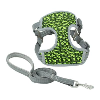 China Wholesale Padded Reflective Dog Leasg Pet Leashes Chest Vest And Harness Pet Accessories for sale