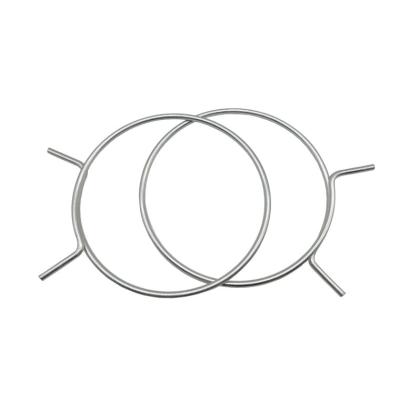 China Health Care China Supplier Carbon Steel Galvanization / 304 Stainless Steel 201 Single Wire Steel Wire Clamp for sale