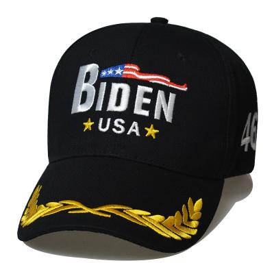 China 100% Popular Biden Hat Fashion Embroidery 3D Cotton Custom COMMON Logo Baseball Cap With Flag for sale