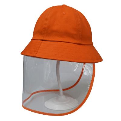 China New Durable Kids Bucket Hat With Kids Waterproof Transparent Sun Hats Protective Cover Face Outdoor Hat for sale