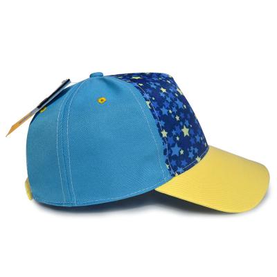 China 2-14 Years Kids Baseball Caps 5 Panels Factory Direct JOINT Baseball Cap For Boys And Girls for sale