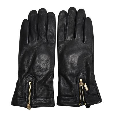 China High quality ladies winter leather gloves windproof and comfortable gloves for winter for sale