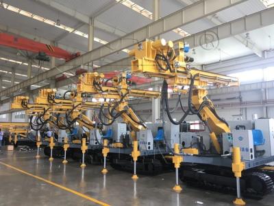 China DTH o perforación Rig Electric de la construcción que encajona o sistema hydráulico del poder diesel en venta