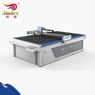 China Clothing Jindex Yoga Mat Cutting Machine With Blades And Creasing Wheel for sale