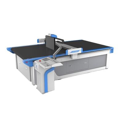 China Automatically Jindex Vibration Knife Floor Mat Cutting Machine Car Floor Mat Cutting Machine for sale