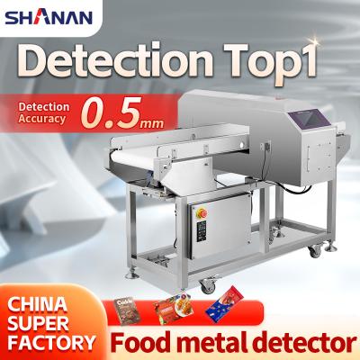 China Detector de metal de transporte industrial de alta calidad para detectores de carne de vacuno de panadería de calidad alimentaria en venta