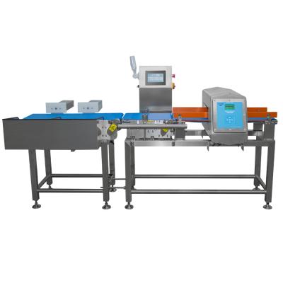 중국 Precise Magnetic Induction Checkweigher And Metal Detector Combo For Food Industry 판매용