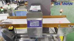 metal detector designed for bagged frozen meat