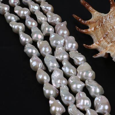 China Top Quality Pearl 14-20mm Fireball Freshwater Baroque Pearl Strands Excellent Super Shiny Luster Beads For Jewelry Making for sale