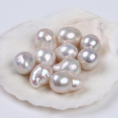 China Wholesale 11-12mm B/A/AA/AAA Edison Shape Loose Pearls For Pearl Natural White Freshwater Jewelry Making for sale