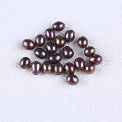 China Natural Freshwater Pearl AAA Freshwater Pearl Beads Unique Color Rice Loose Shape Pearl Jewelry Making Beads for sale