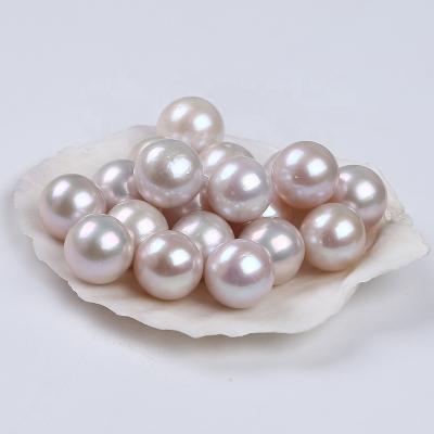 China High Quality Natural Luster 12-13mm Edison Round Shape White Loose Freshwater Pearl Beads for sale