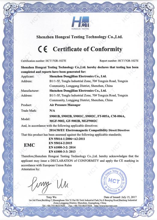 CE - Shenzhen Dongjilian Medical Tech Co., LTD