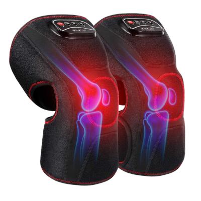 China A Pair Knee Massager Machine Air Compression Smart Electric Heating Heated Knee Massager Arthritis for sale