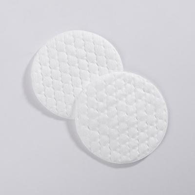 China Moisture Private Label 5.8cm Cosmetic Soft Skin Care Double Sides Facial Cotton Pads for sale