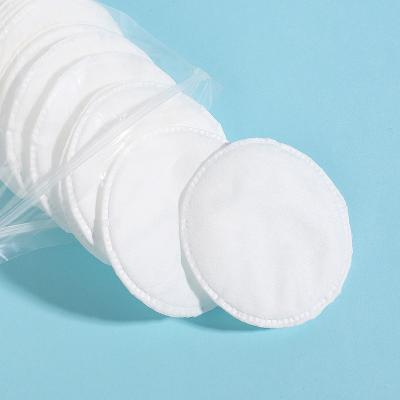 China Eco-Friendly Wholesale Daily Cleansing Quick Delivery Cotton Pads Makeup Remover Highly Absorbent Pads for sale