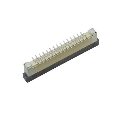 China FPC 0.5mm Pitch ZIF SMT Vertical Single Sided Contact FPC FFC Connector for sale