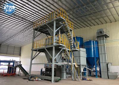 China Industrial Cement Sand Mixer Dry Mortar 9m With High Level Palletizer for sale